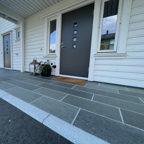 Flis Oppdal Mørk med hugget kant - Skiferbutikken