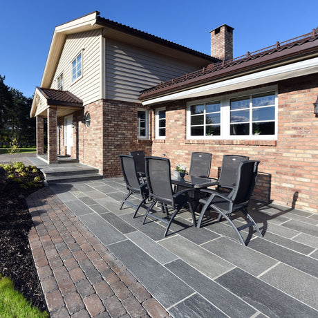 Flis Oppdal Mørk med hugget kant - Skiferbutikken