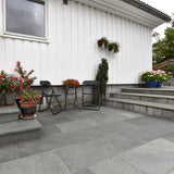 Mørk Oppdal Flis rustikk (hugget kant)