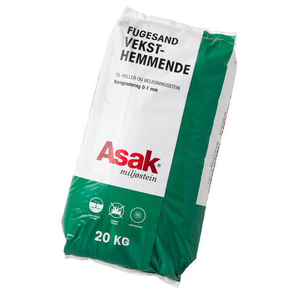 Fugesand kan gjøre store forskjeller estetisk og har ikke minst en veldig viktig funksjon. Den fordeler belastningen på dekket og forhindrer kantavskalning. 