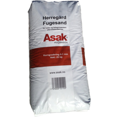 Fugesand kan gjøre store forskjeller estetisk og har ikke minst en veldig viktig funksjon. Den fordeler belastningen på dekket og forhindrer kantavskalning. 